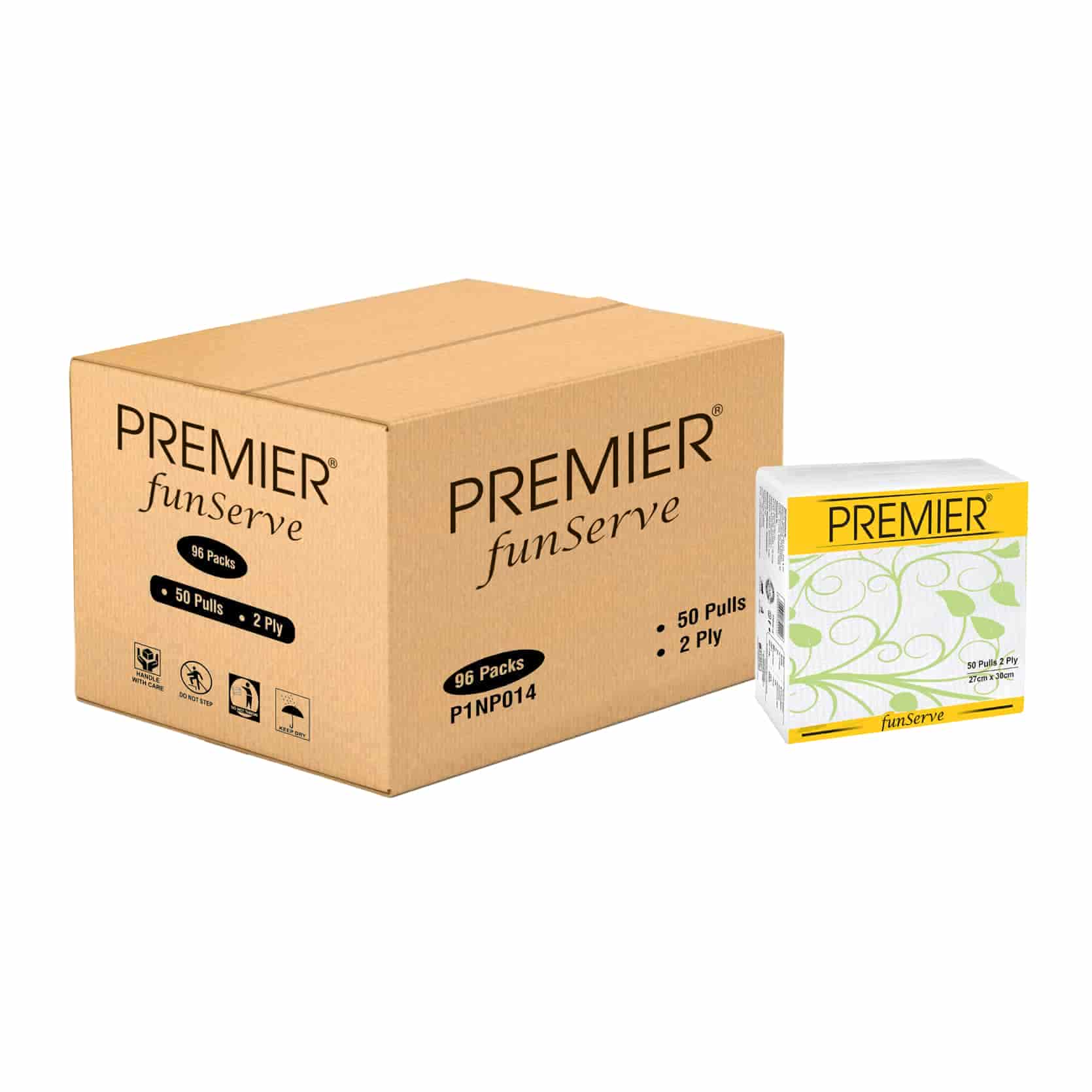 Premier Tissue Paper FunServe Napkin 50's